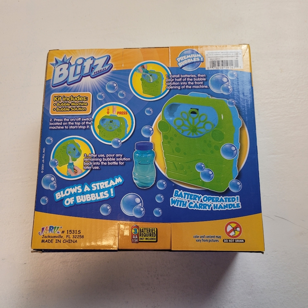 Blitz Bubbles Stream Machine - Picture 4 of 6